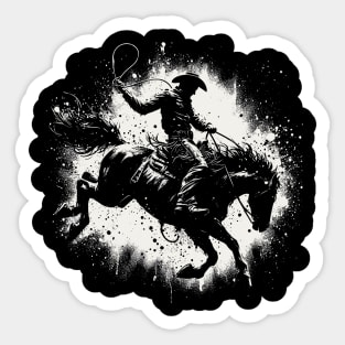 Rodeo Cowboy Rider Sticker